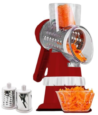 Grattugia rotativa, robot da cucina a manovella | Tritatutto per verdure a manovella,Affettatrice da cucina, grattugia da cucina per ristorante, hotel, appartamento, dormitorio