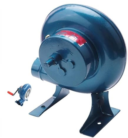 Accesorios para Barbacoa, soplador Manual para Barbacoa con Engranajes de Hierro, soplador de Aire Manual para Barbacoa, Ventilador para Palomitas de maíz con Engranajes