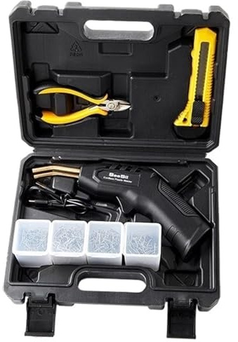 Soudeuse Plastique Kit de soudage plastique 40 W, pistolet thermique 4,0 Ah, fer à souder, agrafes, soudage électrique, outil de réparation de pare-chocs de voiture