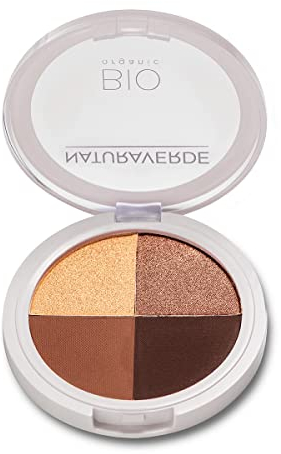 Naturaverde | BIO Make Up - Palette Ombretti Sabbia, Palette Ombretti Professionali, Ombretto Occhi, Trucchi Donna, Bellezza Donna, Eyeshadow, Cosmetici Ombretti, Cosmetics MakeUp, 8gr, N°01