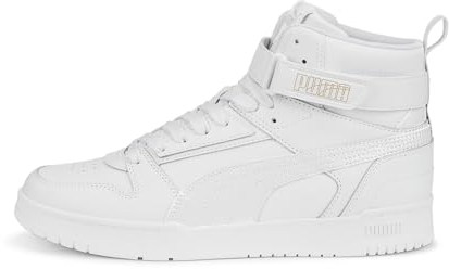 PUMA Unisex Rbd Game Sneaker, White White Team Gold, 43 EU