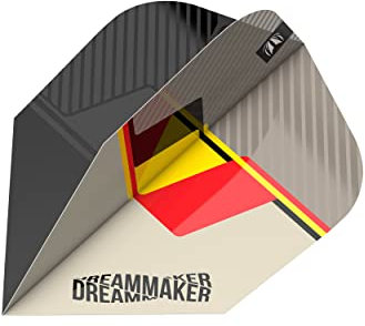 Target Darts Unisex-Adult Dimitri Van den Bergh G1 90% Pro Ultra Flights Dartpfeil Dart, Sand, Schwarz, Gelb and Roter, No.6