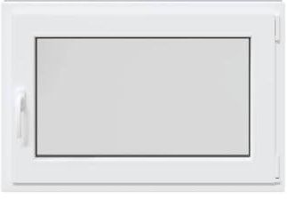 vidaXL risor basement window - anthracite pvc glass tilt & turn 90x60 cm for basement, garage, garden shed