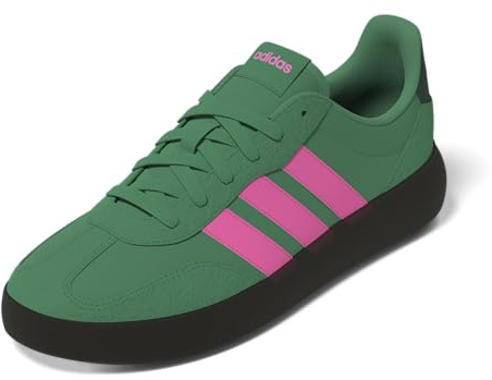 adidas Barreda Decode Shoes, Suede Leather Upper, Green