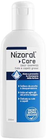EG Nizoral Care Shampoo Cute e Capelli Grassi | Protezione Continua da Forfora e Prurito | Azione 3 in 1 Clinicamente Testata| 200 ml