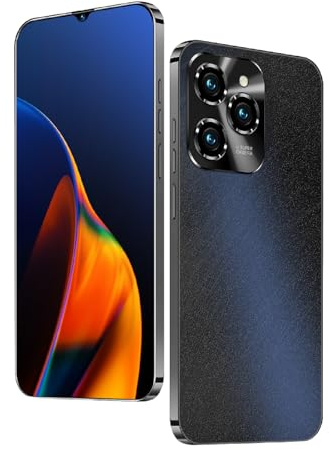 Unlock the mobile phone, 6.3 Inch screen, 2GB RAM + 16GB ROM/TF 128GB, Dual Camera 2MP + 8MP, Support 4G LTE FDD TDD, Dual SIM Card, Suitable for Beginners (Dark Black)