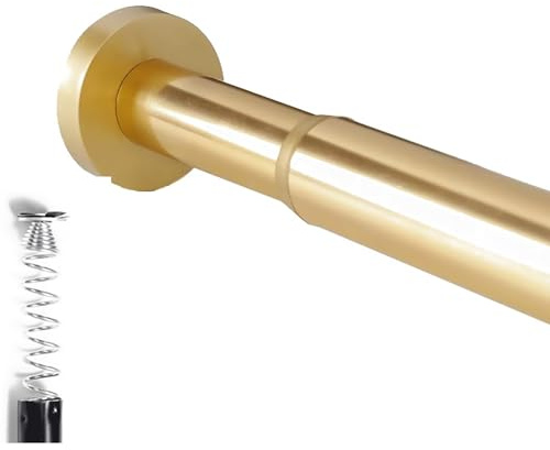 Bastoni per tenda da doccia estensibili in acciaio inossidabile senza trapano per finestre Asta per tende a tensione addensare robuste aste per tendaggi Asta da bagno regolabile antiscivolo