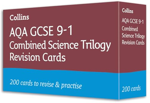 AQA GCSE 9-1 Combined Science Revision Cards (Biology, Chemistry & Physics): Ideal for the 2026 and 2027 exams (Collins GCSE Grade 9-1 Revision)