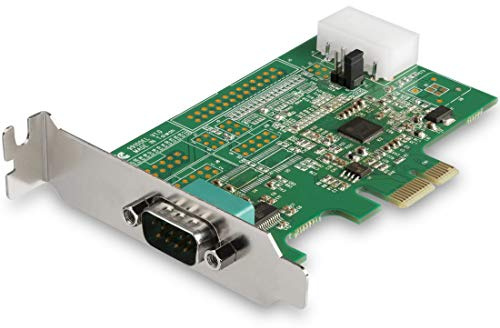 StarTech.com 1-portars PCI Express RS232 seriell adapterkort - PCIe RS232 seriell värdkontrollkort - PCIe till seriell DB9-16950 UART - expansionskort med låg profil - Windows & Linux (PEX1S953LP)