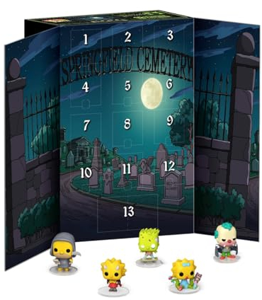 Funko Advent Calendar: Bart Simpsons 13 Day Countdown - The Simpsons - 13 Tage Voller Überraschungen - Vinyl-Minifigur Zum Sammelns - Mystery Box - Geschenkidee