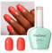 Firedeep Vernis à ongles en gel corail, 16ml Grand Flacon Vernis à ongles en gel corail Manucure Salon UV/LED Soak Off