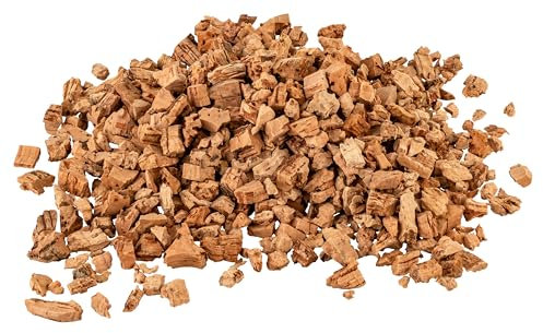 Granulato di quercia da sughero [grossolano, 3-12 mm] – Sughero per la costruzione e la decorazione di paesaggi presepi e paesaggi modellistici – Materiale naturale per accessori presepe e modellismo