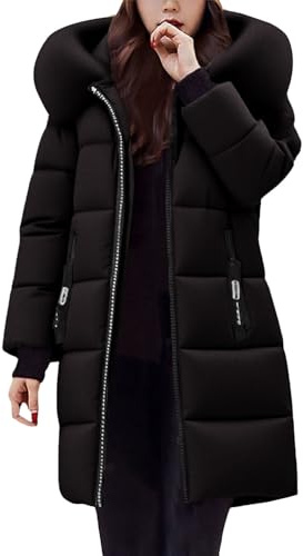 Generisch Wintermantel Softshelljacke Für Damen Lange Bademantel Wasserdicht Warme Und Komfortable Winterjacke Damen Mode Und Eleganz Strickjacke Sweatjacke übergangsjacke Daunenjacke Außenbereich