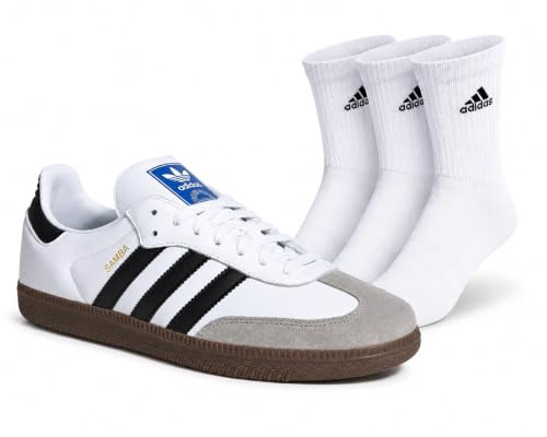 adidas Samba og Trainers White with 3 Pairs of Socks