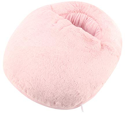 Duokon Calentador Clima frío Calentamiento de Invierno Calentador eléctrico con Amortiguador de pie USB para Zapatillas de calefacción de Invierno (Rosa)
