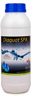Algicida ULTRACONCENTRADO no espumante Piscinas y SPA DIAQUAT SPA 1 L - Antialgas de acción rápida - Sin Cobre