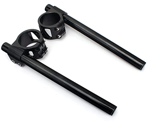 TARAZON CNC Motorrad Aluminium 50mm Lenkerstummel Stummellenker für Aprilia RS 250 1999-2003 RSV 1000 Mille 1998-2009