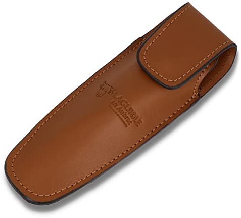 Laguiole en Aubrac ECA-M - braunes Gürteletui aus Leder für EIN Taschenmesser mit 11/12 cm Grifflänge