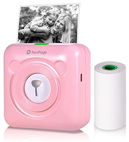 mingqian A6 Mini imprimante de poche HD 304DPI Imprimante thermique sans fil BT Image Photo Étiquette Mémo Notes Papier de reçu de journal Autocollant d'imprimante instantanée Fonction photo AR Impres