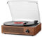 FEKTIK Record Players Vintage Turntable for Vinyl Records with Speakers Belt-Driven Turntables Support 3-Speed, Bluetooth Wireless Playback, Headphone, AUX-in, RCA Line LP Vinyl Players