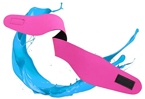 GANAZONO Diadema para Nadar y Protección de Orejas de Neopreno Rosa M, Banda Deportiva Ajustable para Piscina, Playa, Yoga y Deportes Acuáticos al Aire Libre