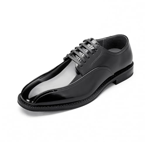 Allthemen Oxford skor herr läder snörning business derby klassisk elegant snörning brud