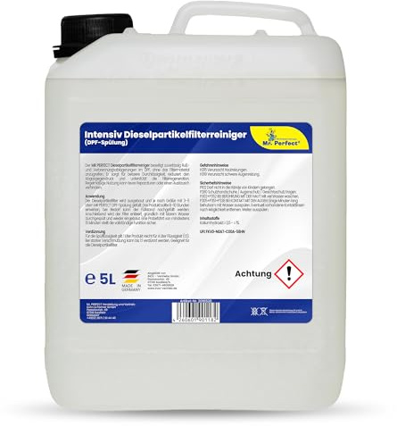 Mr. Perfect® Rinçage intensif du filtre à particules diesel, 5L - Nettoyant pour filtre à particules pour moteurs diesel DPF
