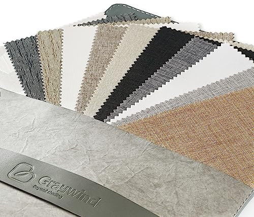 Graywind Fabric Samples for Textured & Vinyl Series Blackout Roller Blinds