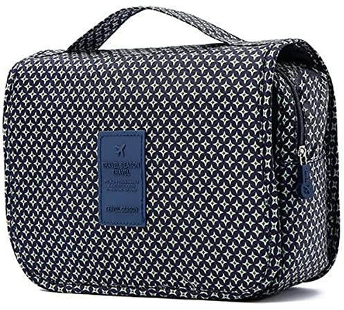 Travel Toiletry Bag, Hanging Toiletries Wash Bag Makeup Cosmetic Organizer Bags for Women Girls Kids Waterproof Foldable (Stars)
