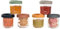 BÉABA - Aufbewahrungsbehälter für Babynahrung - 6er Pack - Skalierung - Temperaturbeständig - Aufbewahrungsbehälter für Babys und Kleinkinder - 250ML - Sunrise