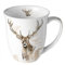 Ambiente Teetasse Kaffeetasse Becher Mug 0,4l Hirsch Antlers Landhaus Jagd Wild Fine Bone China Porzellan