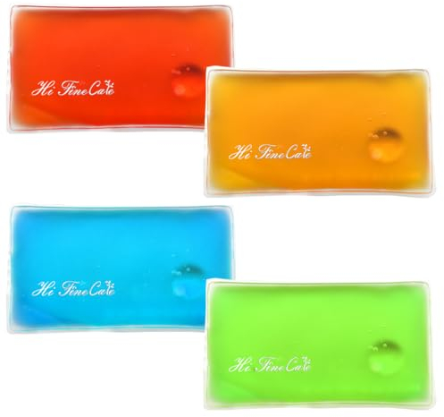 HI FINE CARE Handwärmer Klick Wiederverwendbare Snap Heat Pack Handwärmer Boil Click Heat Pocket Handwärmer Beutel Gel Handwärmer für Camping Outdoor Wandern (4 Stück)