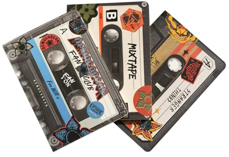 Grupo Erik Stranger Things Walkman Pack Of 3 A6 Notebooks | A6 Notebook | Notebooks A6 | Notepads A6 | A6 Notepad | Stranger Things Gifts | Stranger Things Merchandise
