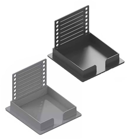 Qsvbeeqj Caja de almacenamiento portátil de 2 piezas para un acceso rápido al plástico para hacer más eficiente espacio de trabajo herramienta de gestión de estaciones de estacionamiento caja de