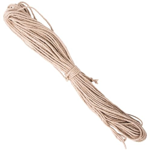 TOYANDONA Wear-resistant 4mm Sisal Rope 30m for Cat Scratcher Accessories Sturdy Daily Use Cat Tree Replacement Rope for DIY Pet Scratch