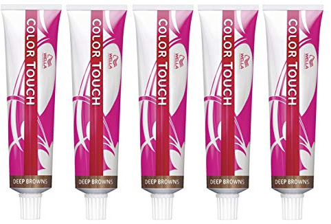 5er Wella Professionals Color Touch 4/0 Mittelbraun 60 ml