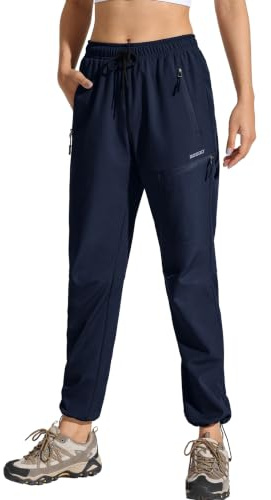 MOCOLY Pantaloni Trekking Donna Pantaloni Sci Invernali Impermeabili Felpati Termici Softshell Pantaloni Tuta Larghi Pantaloni Sportivi da Cargo per Montagna e Sport Outdoor Lavoro Nero XXL