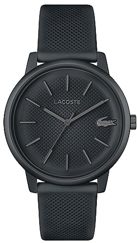 Lacoste Analog Quarzuhr für Herren Kollektion Lacoste.12.12 Move mit Graues Silikonarmband - 2011242