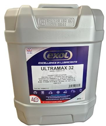 Exol Ultramax Hydraulic Oil, ISO 32, 20 Litre