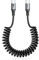 SUNGUY USB C Spiralkabel, 1.5M【Empfohlene Dehnlänge: 0,4M-1M】 60W Kabel für Android Auto, iPhone 16 Pro Max Plus, Galaxy S24, Google Pixel, iPad Pro, MacBook - Grau