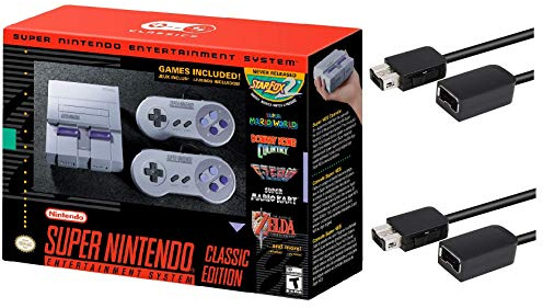 Nintendo Super Entertainment System SNES Classic Edition with Two 6-ft. Extension Cable [video game]