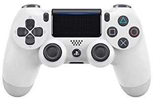 Sony PlayStation DualShock 4 Controller - Glacier White (Renewed)
