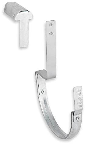 Rinnenhaken-Set 333 für Sandwichpaneele, 150/100, Stahl verzinkt, Zambelli, Dachrinne Zubehör (80/100mm - 20mm - 75°)