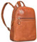 ROYALZ 'Pennsylvania' kleiner Damen Rucksack Leder elegant - Moderner Vintage Lederrucksack als Tagesrucksack Rucksackhandtasche Cityrucksack Daypack aus Echtleder, Farbe:Texas Braun