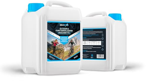 SkinStar Detergente para ropa de exterior y funcional, 2,5 l, Softshells Textile Wash