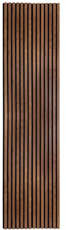 Atmosphera Créateur d'intérieur - Pannello Decorativo in Legno di Colva - 240x60cm - Finitura Noyer - Riduzione del Rumore