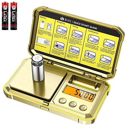 Ankilo Upgraded Scales 0.01g, Mini Digital Pocket Scale with Cal Weight, High-Precision Portable Travel Food Scale, Multifunctional Kitchen Scale, Tare Digital Scale, Batteries Included