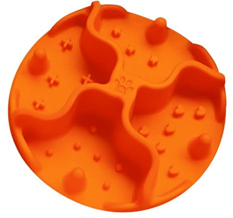 Langsam fressende Matte für Hunde, Leckmatte für Haustiere, Dog Licky Slow Food Pad mit Saugnapf, Wiederverwendbare Leckpad-Kisten-Trainingsspielzeug, Katzenleckerli-Futtermatte für Haustiere, mittelg