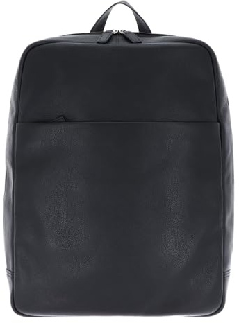 Leonhard Heyden Leder Rucksack Laptoprucksack mit Laptopfach Berlin Business Backpack Black schwarz