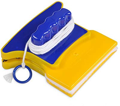 Limpiador Magnetico Ventanas Recambios Limpiador de Cristales Limpiador de Vidrio de Una Cara Limpiador de Forma Cuadrada Espejo de Ventana Peceras Cepillo de Limpieza del Hogar Escobilla de Goma